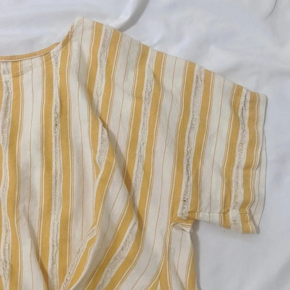 Lou & Grey Skip Doppy Tie-Front Top, Color Texas Sun Size M - Picture 5 of 11